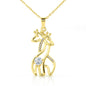 Graceful Love Giraffe Necklace