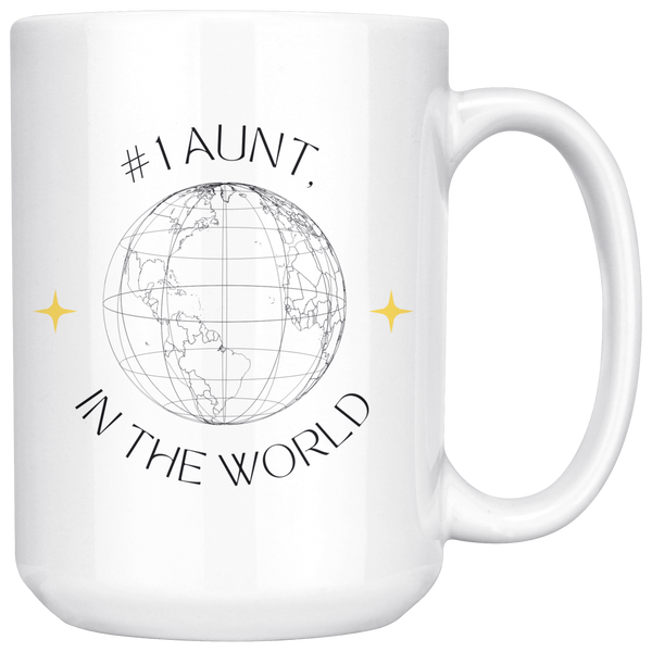 #1 Aunt in the World Mug