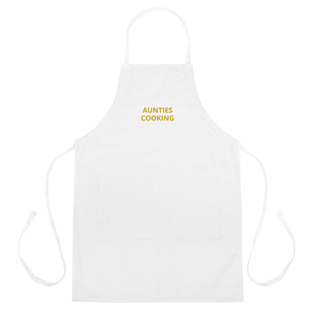 Cooking deals apron white