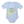 Load image into Gallery viewer, Aunties Little Helper Organic Baby Bodysuit - sky