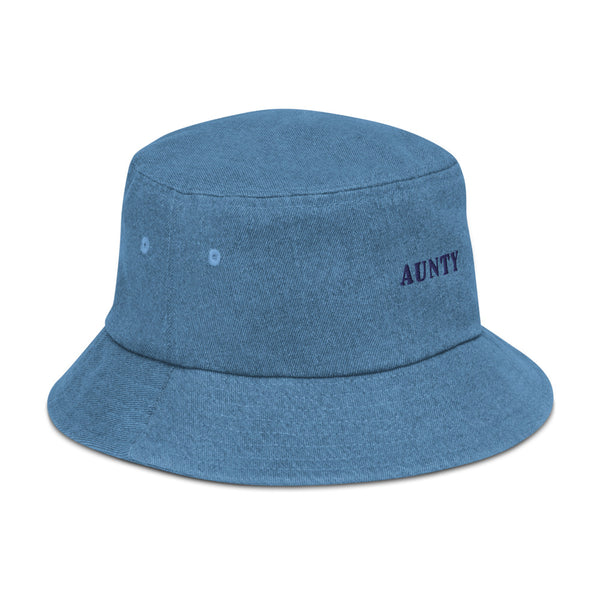 Aunty Denim Bucket Hat