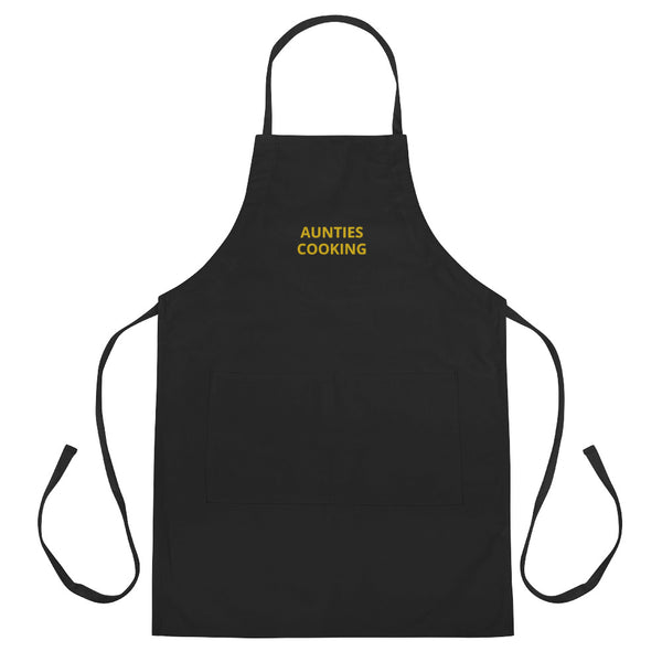 Aunties Cooking Embroidered Apron