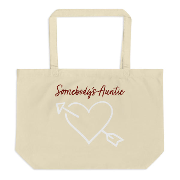 Large Organic Somebody's Auntie Tote Bag