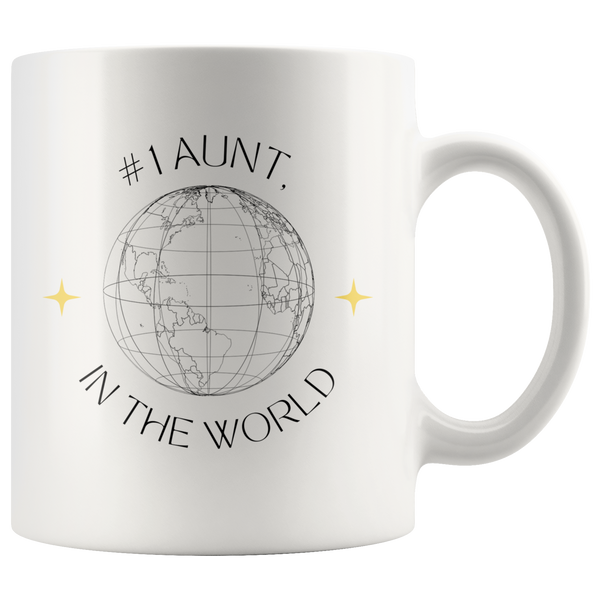 #1 Aunt in the World Mug